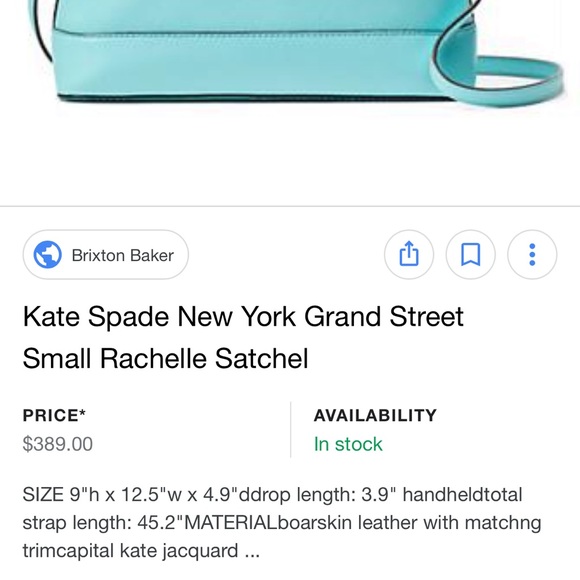 SOLD BRAND NEW Kate Spade Satchel - Picture 3 of 3